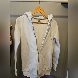 TNA Cozy Gray Zip-Up Hoodie